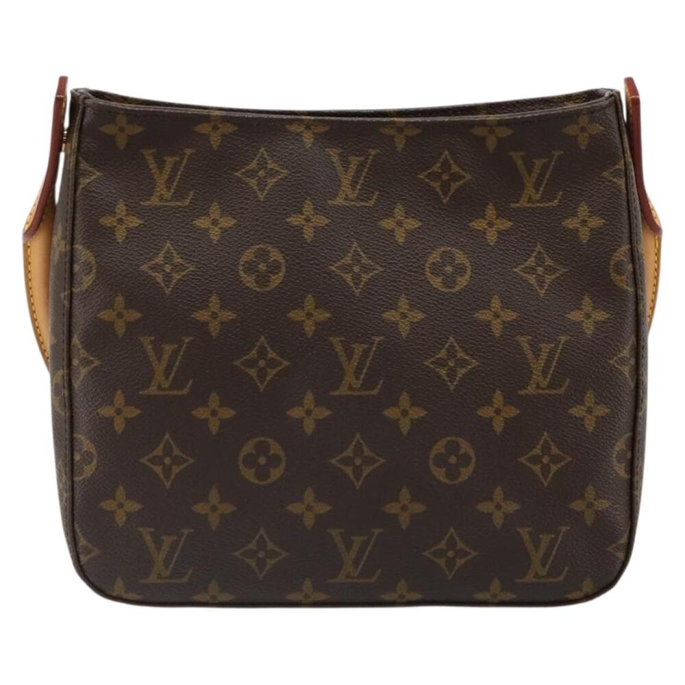 Louis Vuitton Monogram Looping MM Shoulder Bag Brown